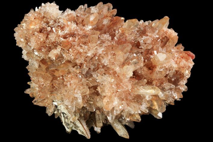 Orange Creedite Crystal Cluster - Durango, Mexico #84218